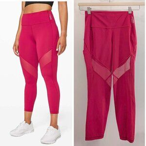 Lululemon X Barrys | Stronger as One Tight 25" in Ruby Red